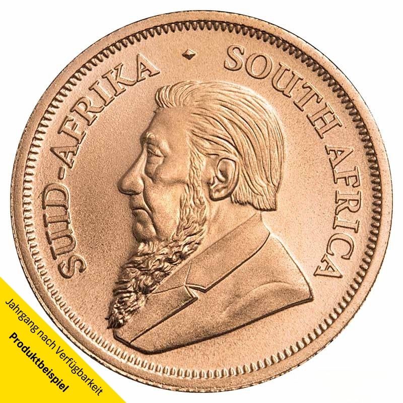 Goldmünze Krügerrand 1/10 Unze - Vorderseite