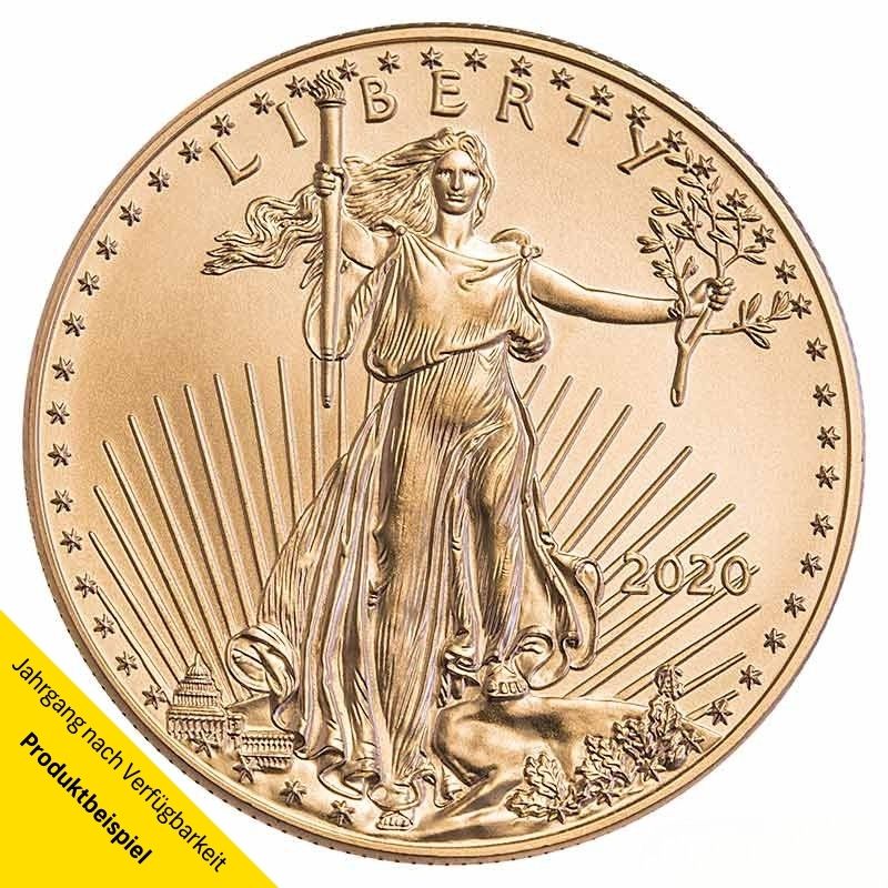 Goldmünze - American Eagle - 1 Unze - Vereinigte Staaten von Amerika Vorderseite