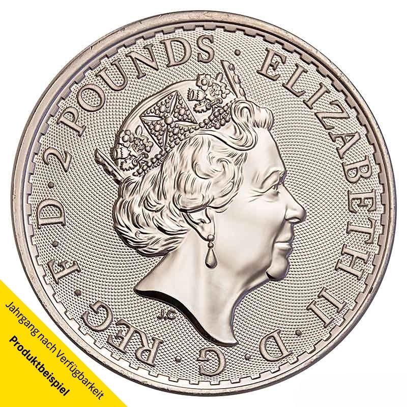 Silbermünze - Britannia 1 Unze - Großbritannien