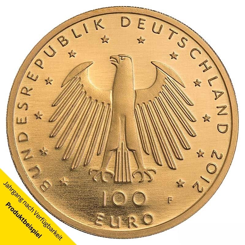 Goldmünze 100 Euro Deutschland - Rückseite