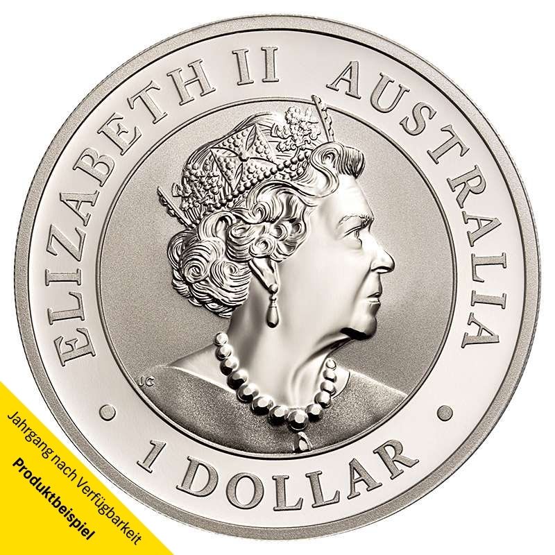 Silbermünze - Koala 1 Unze - Australien - Rückseite