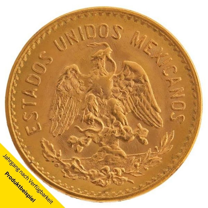 Goldmünze - 5 Pesos - Mexiko - Rückseite | Beispielbild
