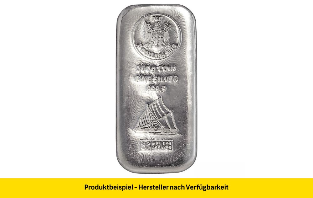 Münzbarren Silber 500g