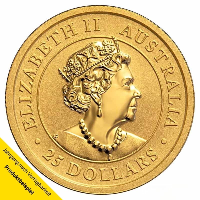 Goldmünze - Kangaroo 1/4 Unze - Australien - Vorderseite