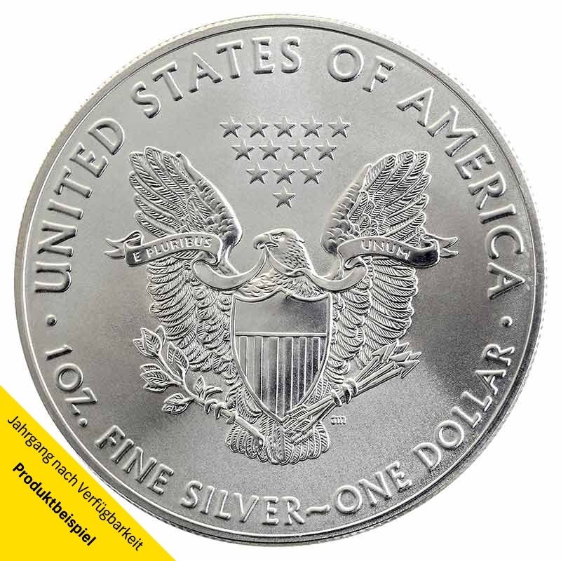 1 Unze American Eagle Silbermünze - USA - Rückseite