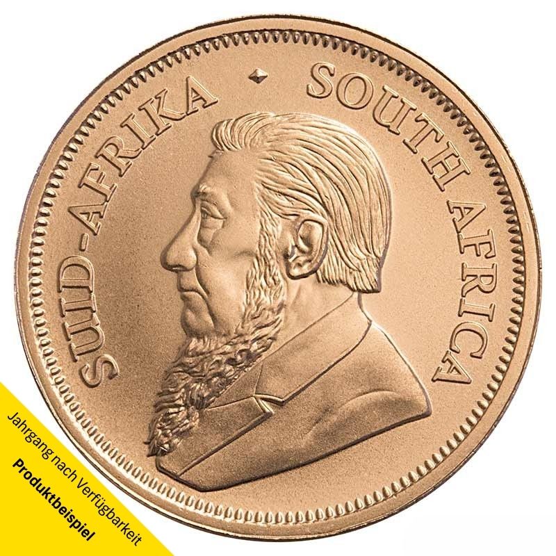 Krügerrand 1/4 Unze - Goldmünze - Vorderseite