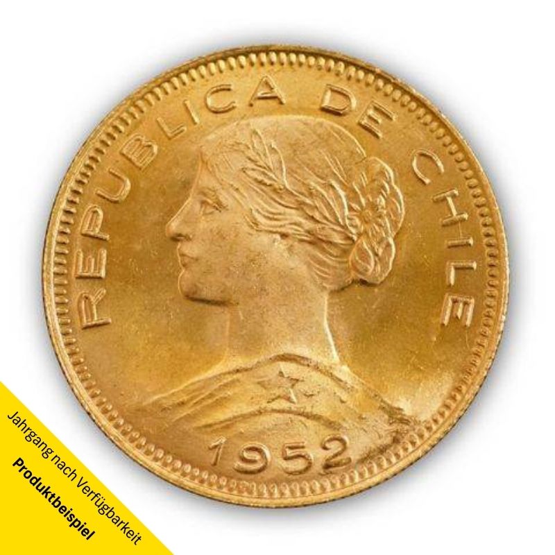 Goldmünze - 100 Pesos - Chile | Beispiel
