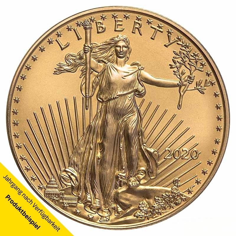 Goldmünze - American Eagle - 1/2 Unze - Vereinigte Staaten von Amerika - Vorderseite
