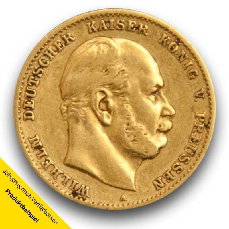 Goldmünze - 10 Mark - Kaiserreich | Beispielbild
